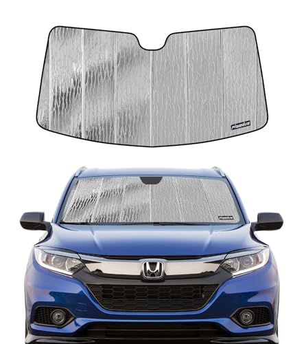 Pigenius Windshield Sunshade for Honda HR-V 2016-2022, Reversible Silver/Black