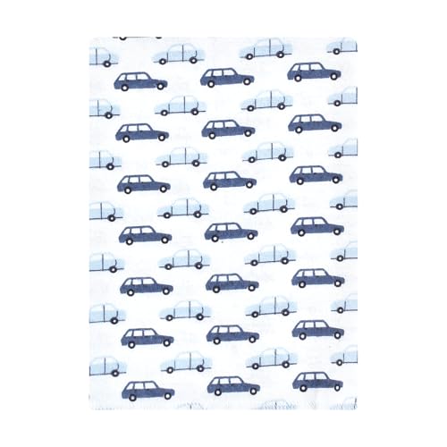 Image of Hudson Baby Unisex Baby Cotton Poly Flannel Burp Cloths Bundle, City Life, One Size