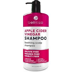 Apple Cider Vinegar Shampoo - Sulfate Paraben and Silicon Free Anti Dandruff Product for Women and Men - Deeply Moisturizing Formula - Dry Scalp Treatment for Oily Hair – Professional Grade Products