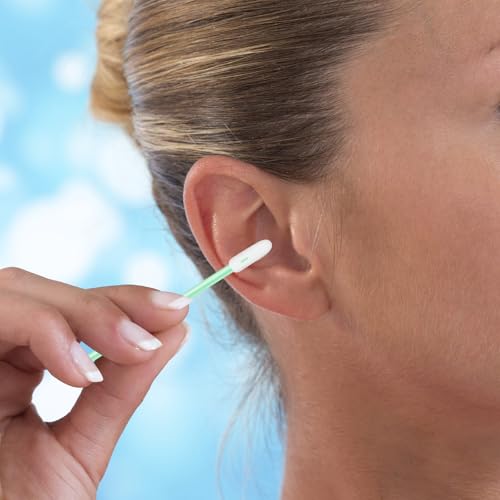 100 Stück 9,3 cm Schaumstofftupfer Reinigungstupfer Schaumstoffspitzen Schwammstäbchen, Schaumstoffreinigungsstäbchen Reisegröße zum Reinigen von Tastaturen, optischen Geräten, Kameras,Druckern