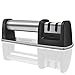 SOKUTOM Knife Sharpener for All Straight and Serrated Knives, Stainless Steel Ceramic and Tungsten, Safe and Easy to Use Kitchen Knife Sharpener, Sharpens Scissors