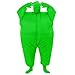 RHYTHMARTS Inflatable Costume Full Body Suit Halloween Christmas Costumes Fancy Dress Adult (Green)
