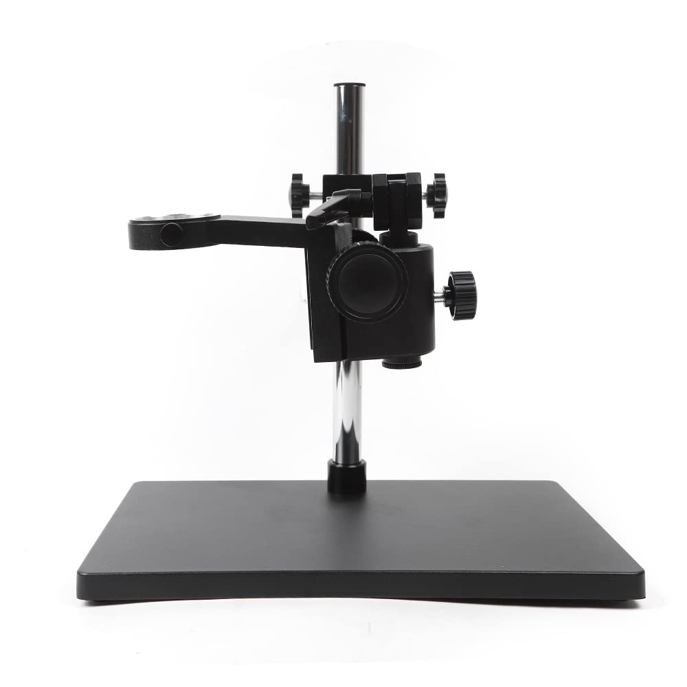 Support de Microscope Stéréo en Acier - Support pour Tube de Microscope Numérique, Trépied d'Ascenseur, Outil Robuste de Laboratoire pour Table