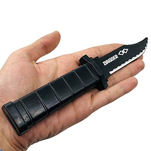 Cooplay 格納式フェイクナイフ おもちゃ 拡張ハードカバー 短剣 プラスチック 面白い トリック ガジェット 小道具 クラシック ギャグ 楽しい いたずら 友達 ハロウィン フール パーティー 4個