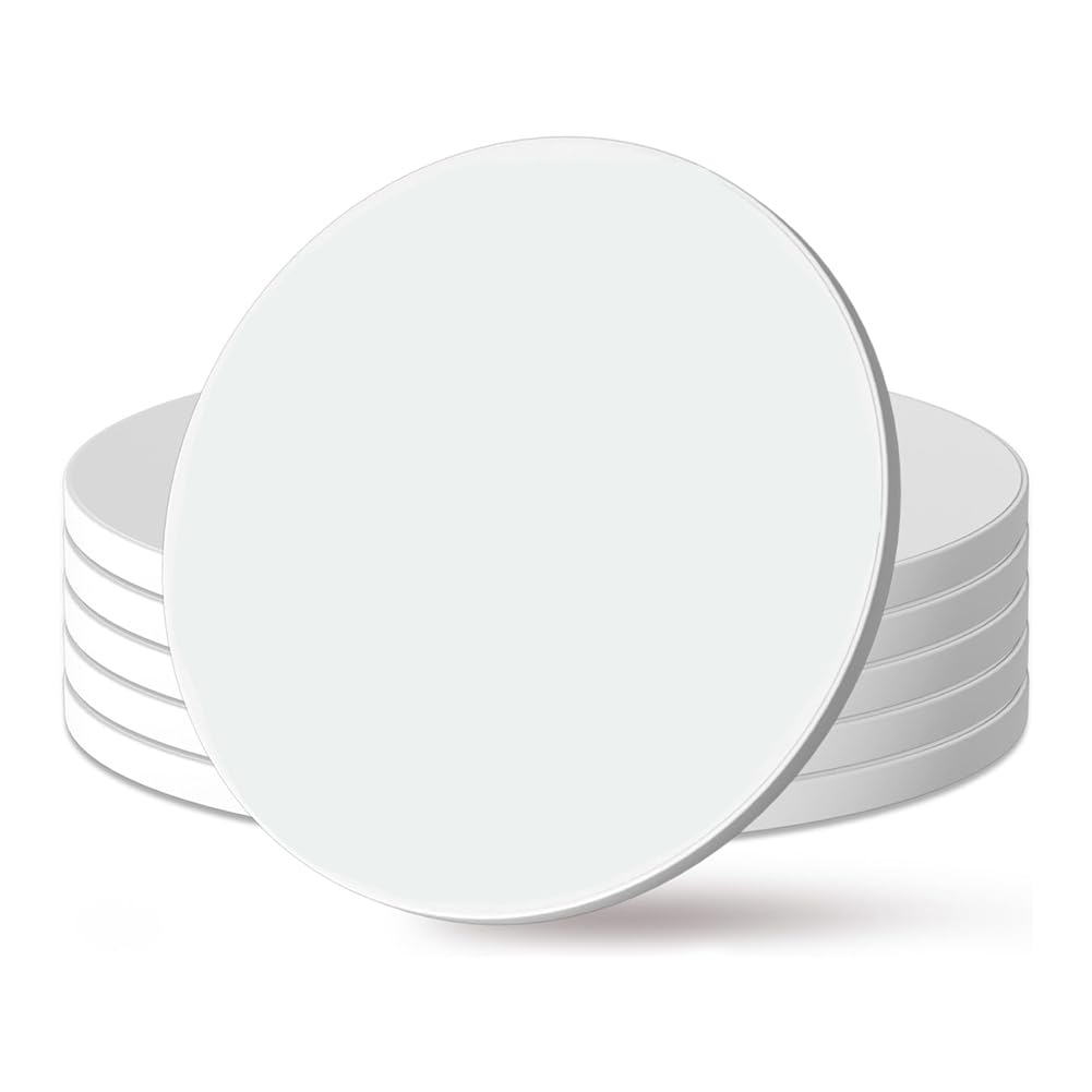 yksiahfi Cake Boards,12 Inch Cake Drum Cake Boards 12 Inch Round - Bend Multi-Layered Cake Base for Displays Easy Install 5PCS