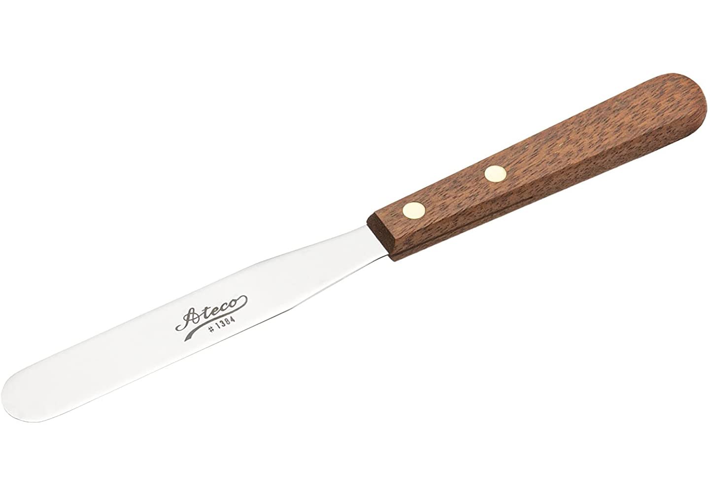 Ateco Small S/S 4-1/4" Spatula w/ Wood Handle