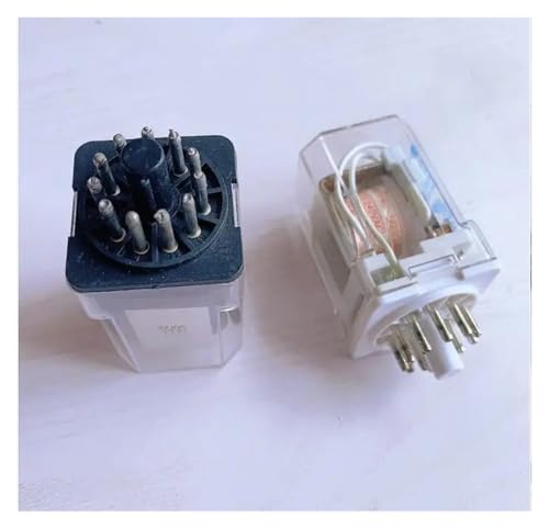 Relé intermedio JQX-10F 2Z DC12V de 8 pines para control de circuitos 2