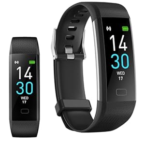 Fitness Tracker with Blood Pressure Heart Rate Blood Oxygen Monitor, Activity Tracker Smart Watch Sleep Monitor, Health Tracker Step Counter Pedometer for Kids Man Women