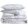 Kenneth Cole - Queen Duvet Cover Set, Soft Cotton All Season Bedding, Pre-Washed for Added Softness (Merrion Grey, Queen)
