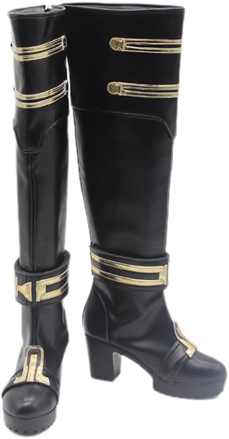 Game Arcane 2 Caitlyn Kiramman Cosplay Shoes for New Anime LOL The Sheriff of Piltover Long Boots Woman Man Halloween Shoes