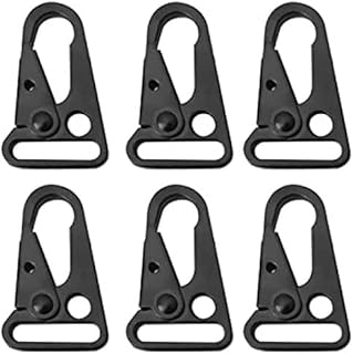 GearHill Metal Rifle Sling Clips, Snap Hooks Heavy Duty HK Clips Tactical Universal Clip for Rifle Paracord Clips