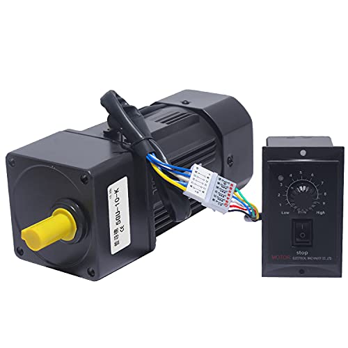 220V 120W Adjustable Speed Motor Electric AC Gear Motor Reversible ...