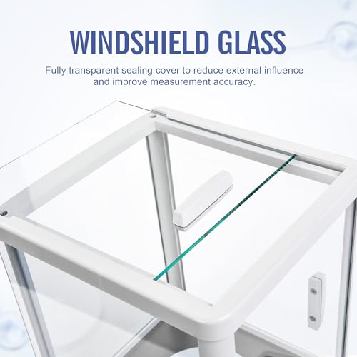 Image of Analytical Balance 500g*0.001g Lab Scale 0.001g Accuracy (500g,1mg) | with Windshield with RS232 Interface High-sensitivity sensor High Precision Laboratory Scale Laboratory Balance