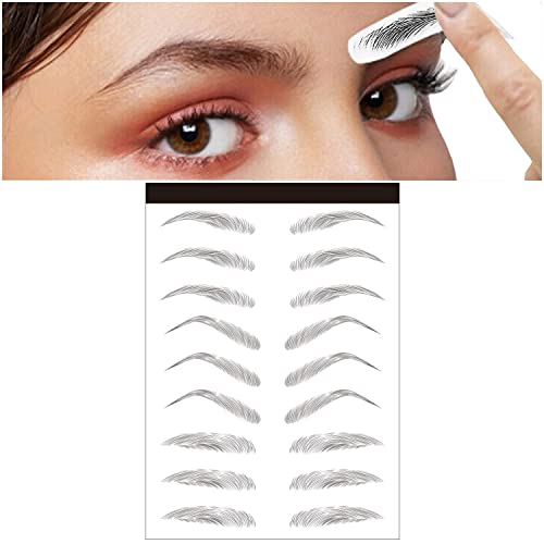Tattoo Eyebrows,Fake Eyebrows,Eyebrow Tattoo Sticker,Waterproof Eyebrow Tattoos Stickers,Suitable Sizes,Waterproof and Long-Lasting