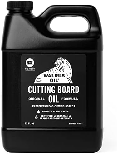 WALRUS OIL - Cutting Board Oil and Wood Butcher Block Oil, 32 oz Jug, Food-Safe