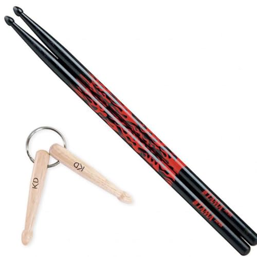 Tama 7A-F-BR baguettes de batterie pour session rock et porte-clés Keepdrum