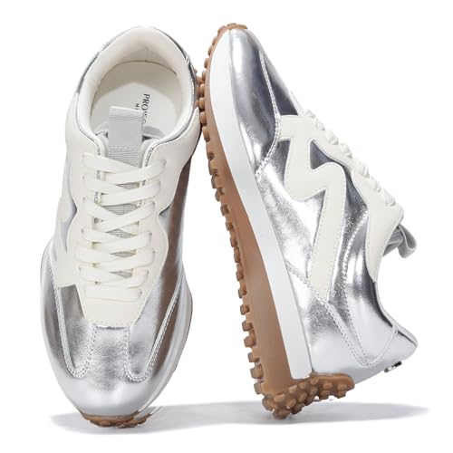 Project Cloud Trendy Sneakers for Women - Memory Foam and Non-Sli...