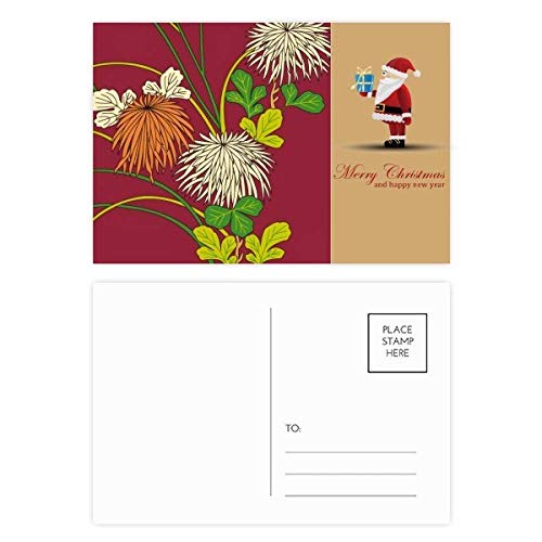 Cartes postales de collection peinture japonaise culture automne et Noël de luxe