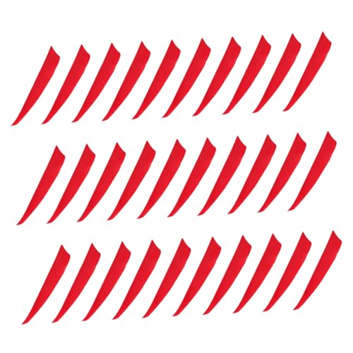KOMBIUDA 30pcs Turkey Archery Targeting Arrows Tail Lightweight Stylish Design for Improved Flight Stability for Outdoor Hunting Practice and Combat Games