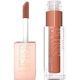 MAYBELLINE Lifter Gloss, Hydrating Honey'd Lip Gloss with Hyaluronic Acid, High Shine for Plumper Looking Lips, Toffee, 1 Count