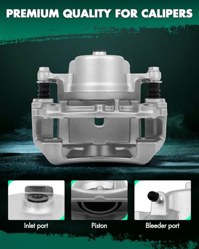 Image of SCITOO Front Right Brake Caliper With Bracket 18B4911A Compatible For Chevy Malibu 04-12, For Pontiac G6 05-10, For Pontiac Solstice 06-09, For Saturn Aura 07-09, For Saturn Sky 07-10