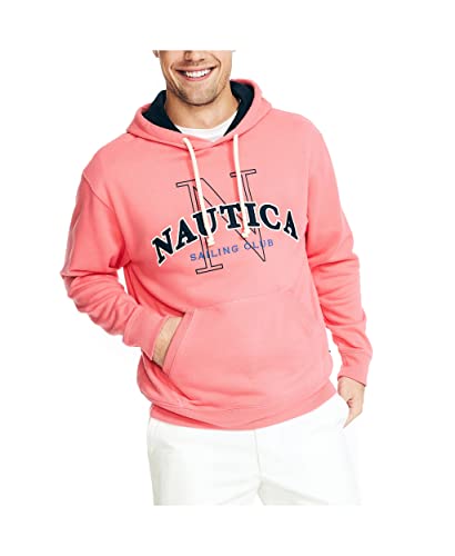 Nautica Men's Sustainably Crafted Logo Hoodie