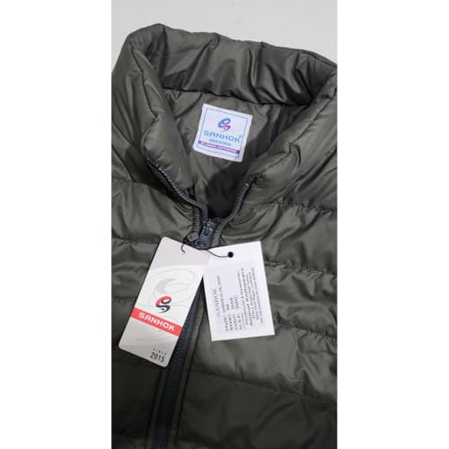 Image of Sanhok Mens Waterproof Imported Polyester Trendy Lightweight Stylish Regular Fit Standard Length Full Sleeve Zipper Jacket for Winter Casual Wear