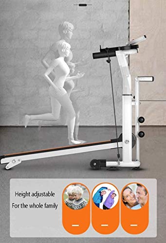 Image of Treadmill,Home Treadmill,Simple Folding Walking Machine,LCD Display,Height Adjustment,Stand,150Kg Load Capacity,Home Office