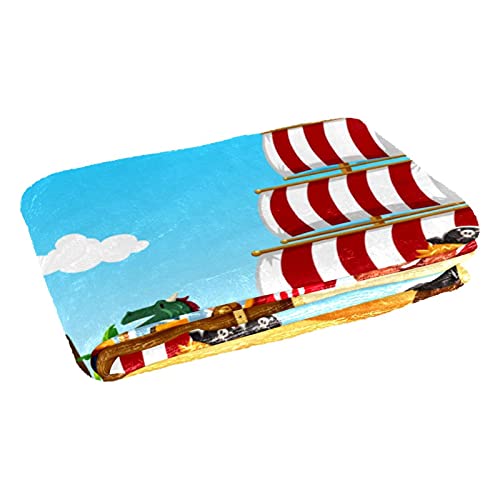Couverture chaude lit enfant pirate pour stopper le froid en camping