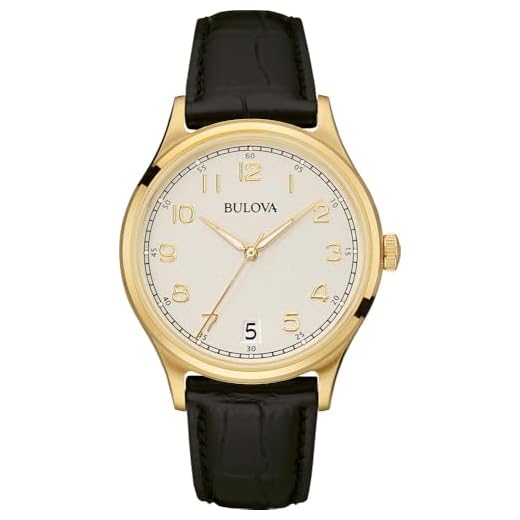 Bulova Classic Vintage - Reloj con Mecanismo de Cuarzo para Hombre, Esfera analógica, Correa de Cuero Negro