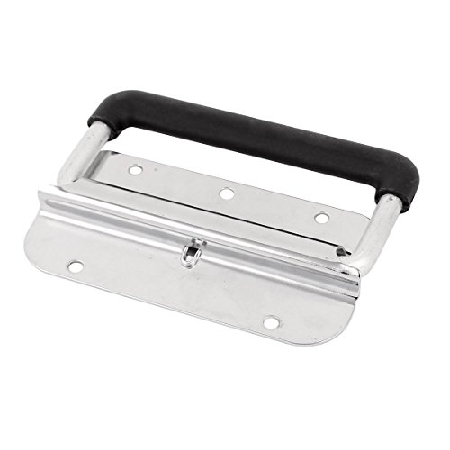 Sourcingmap Toolbox Aluminium Alloy Spring Loaded Chest Handle Grip Puller Silver Tone, 122mmx86mm - Image 3