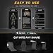 Kinesiology Tape-Incredible Support for Athletic Sports and Recovery + Free Taping Guide - Pre-Cut 2 inch 16.4 feet (Midnight Black + Free Taping Guide, 1 Pack)