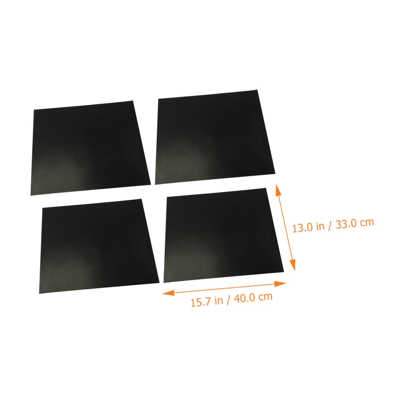 2 Sätze Ptfe Grillmatte Rutschfest Und Wiederverwendbar Für Bbq Und Hitzebeständig Zu Reinigen Grill 4 Stücke * 2