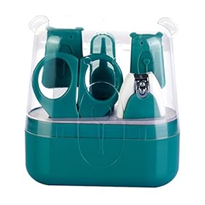 DOITOOL Baby Nail Clippers Set Baby Grooming Kit Nagelvijl Pincet Oor Pick Nail Clippper Nail Scissor Cartoon Baby Nail Art Tool Nail Trimmer Kit voor Pasgeboren Peuter Kids