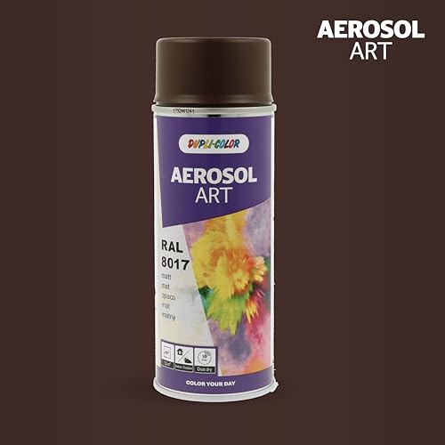 DUPLI-COLOR AEROSOL ART RAL 8017 Schokoladenbraun matt 400 ml - Sprühfarbe – Ansicht 2