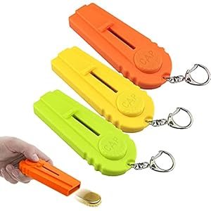 Hillylolly Beer Flesopener, 3 stuks, flesopener Funny, bier flesopener, cap shooter, kroonkurken katapult voor het afvuren, cap flesopener, willekeurige kleur, voor bars/feestjes