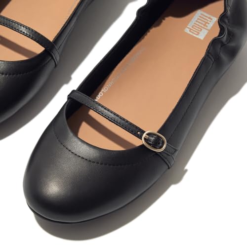 FitFlop Women's Allegro Soft Leather Mary Janes Flat3