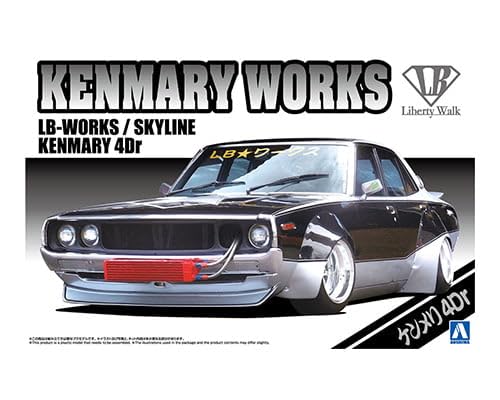 Aoshima Modelo plástico 1:24 Liberty Walk LB Works miniatura 1