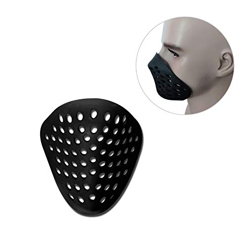 goooods Máscara de concha de boca respiratoria para disfraz de superhéroe, suave, no tóxica, media máscara para adultos