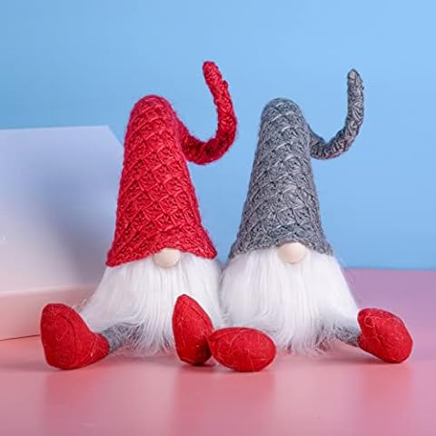 Gnomes Valentine's Day Decoration, 2 Pack Tomte Gnome Handmade Swedish Plush Dolls Scandinavian Figurines Toy for Valentine's Day Table Ornaments Valentine's Day Gifts Cover