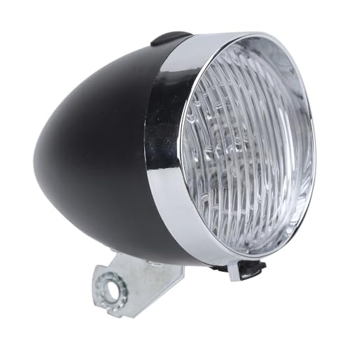 Phare de vélo vintage et accessoires de lampe frontale 3 LED avec support
