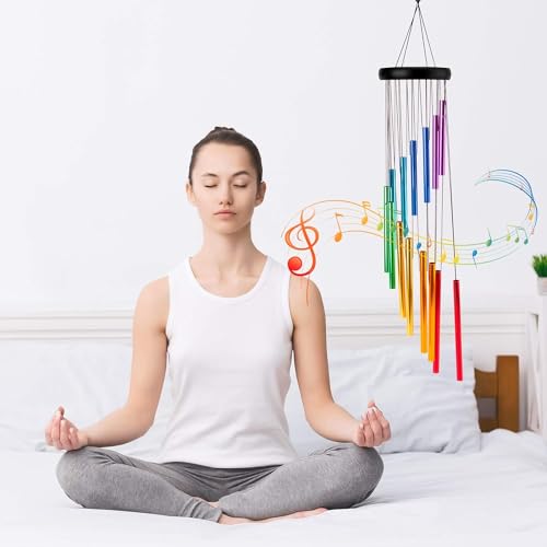 Sinos de vento para exterior de 28,3 