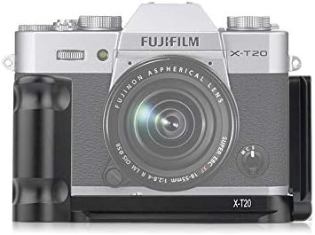 CANMEELUX Metal Bracket Hand Grip,Metal Hand Grip L Bracket Holder Vertical Shoot for Fujifilm X-T10 X-T20 X-T30 Cameras, Quick Release Hand Grip Prevent Camera Falling