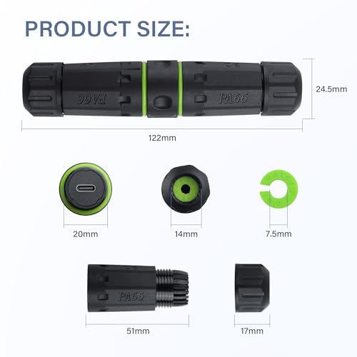 Acoplador Impermeable USB C Panel Montaje Hembra a Hembra miniatura 7