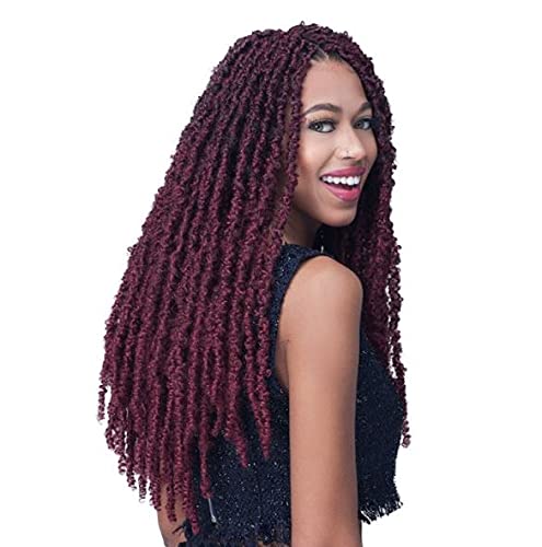 Bobbi Boss Nu Locs Distressed Butterfly Locs Braid Plus 18" 2X (4-Pack, 4)