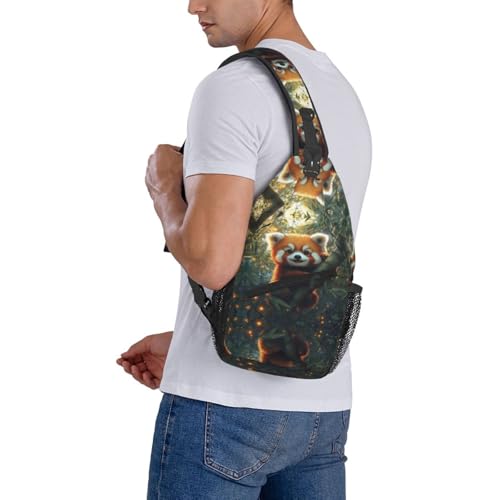 Mochila de hombro tipo sling para trekking y viaje miniatura 4