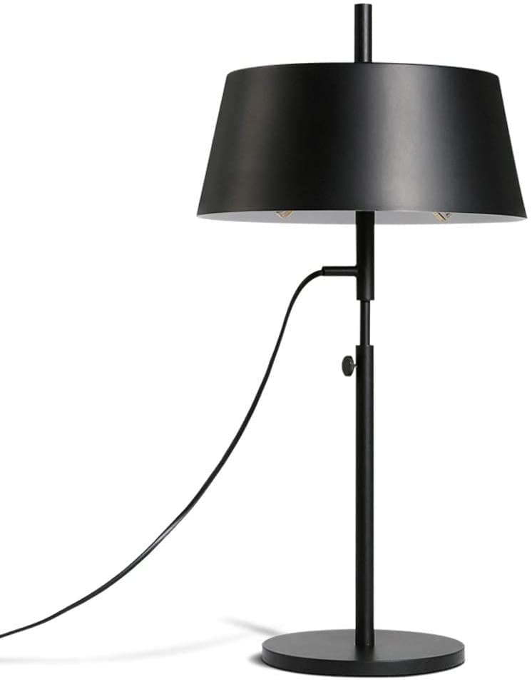 Lampe de chevet créative noire G9 pour une ambiance feutrée dans la chambre