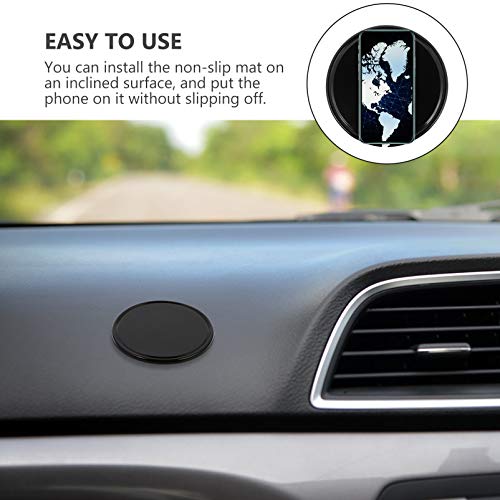 VICASKY Porta-copos de carro de poliuretano, redondo, antiderrapante, para veículos, porta-copos, en