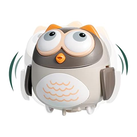 Electric Swing Walking Toys, Electronic Pets Crawling Toy Kids Games Interactive Toy Funny Swing Toy for Infants Toddlers Age 3 Years Old and Above By MYCreator (Owl) Cover