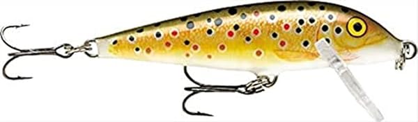 Rapala - Esca da Pesca Artificiale Spinning CountDown - Esca di Simulazione per Pesca in Acqua Dolce in Legno di Balsa - Profondità di Nuoto 0.6-0.9m - Prodotta in Estonia - 1